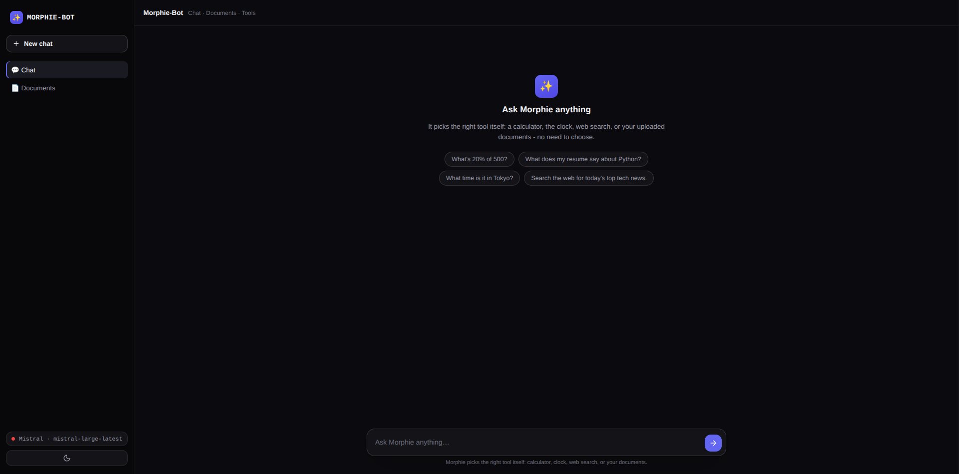 Morphie-Bot screenshot